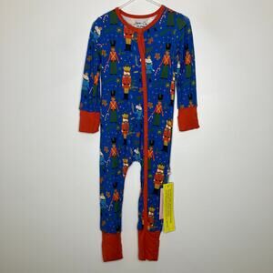 NWT LAREE + CO Sugar Nutcracker One Piece Bamboo Convertible 18/24 Months